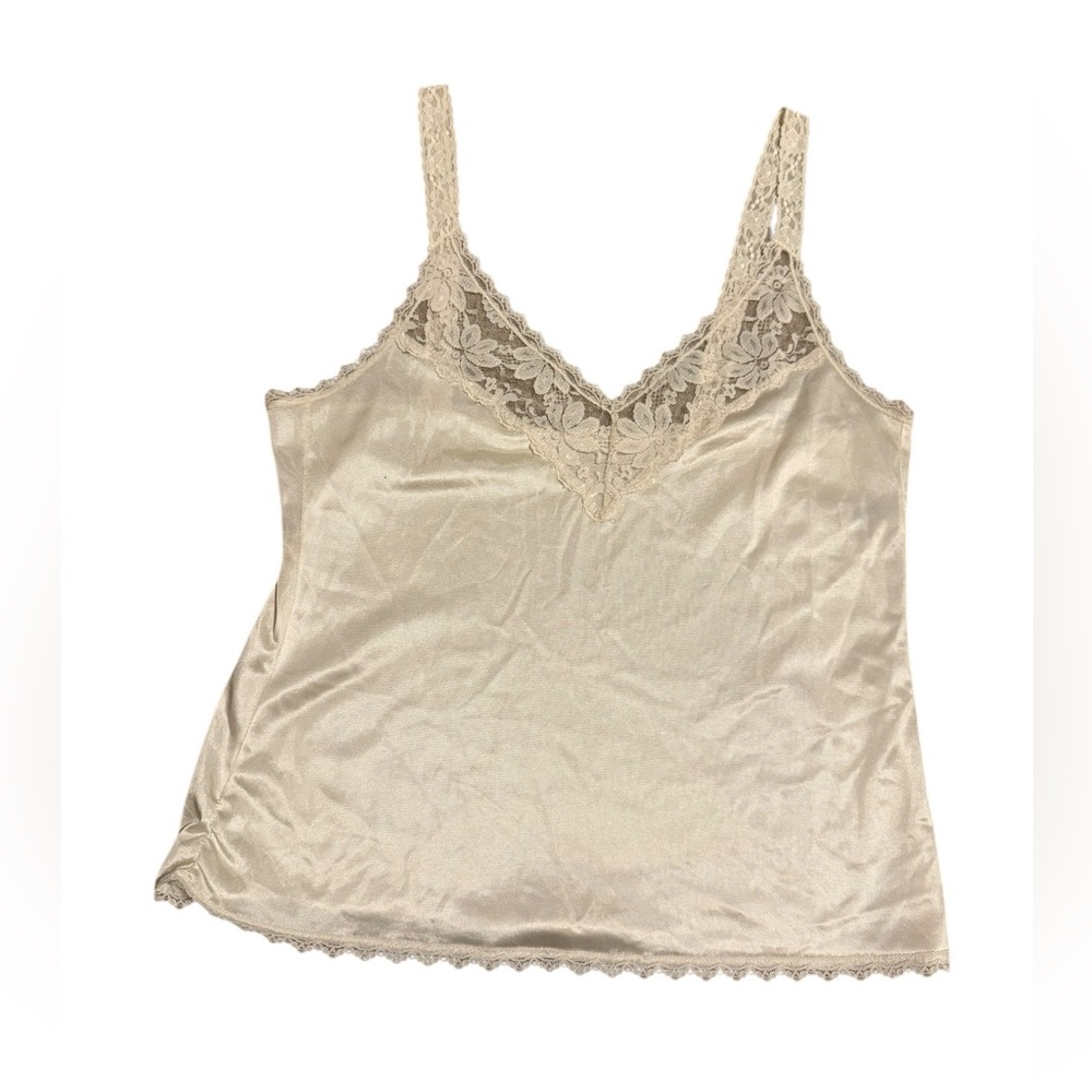 Maidenform Vintage Cream Lace Slip Camisole